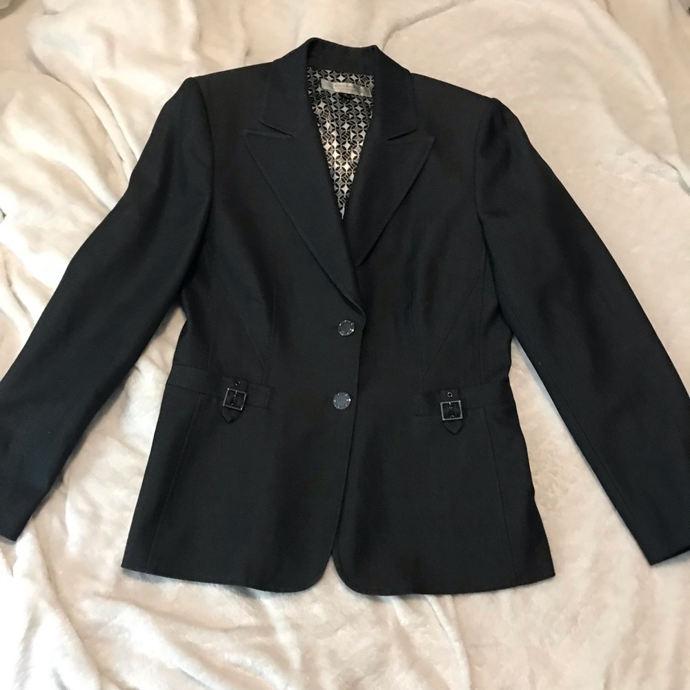 TAHARI Arthur S. Levine Charcoal Statement Blazer